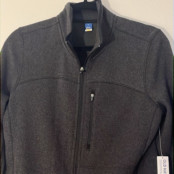 Old Navy | New gray lightweight sweater jacket Women’s size M charcoal gray - Picture 2 of 9